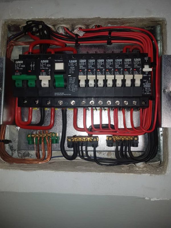 Distribution Board Fault Finding & Rewiring